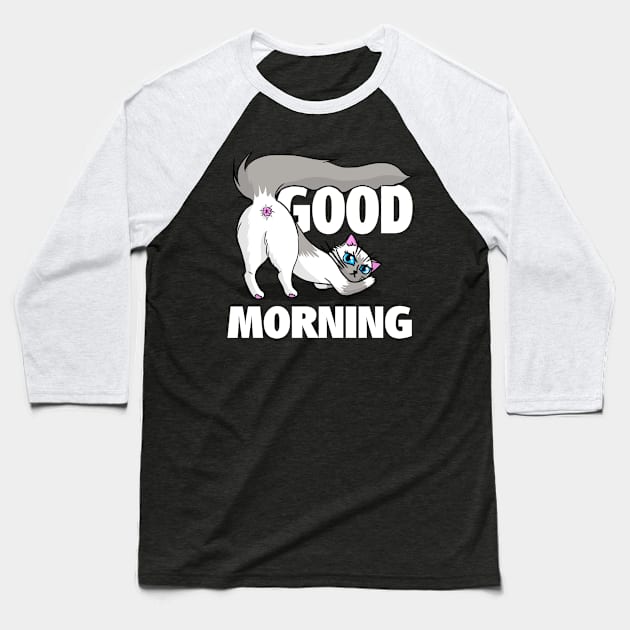 Good Morning Baseball T-Shirt by SwanStarDesigns